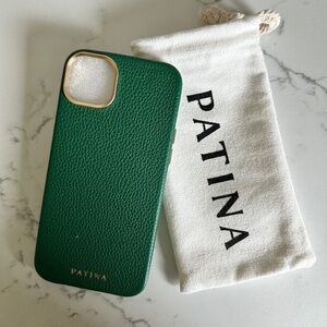 Leather Patina 14 plus iPhone case